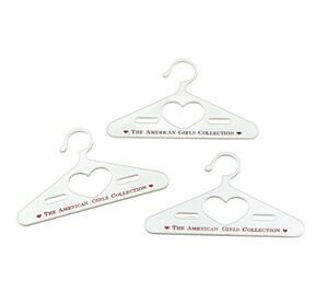 Vintage American Girls Collection Doll Hangers Pleasant Company Set Of 3